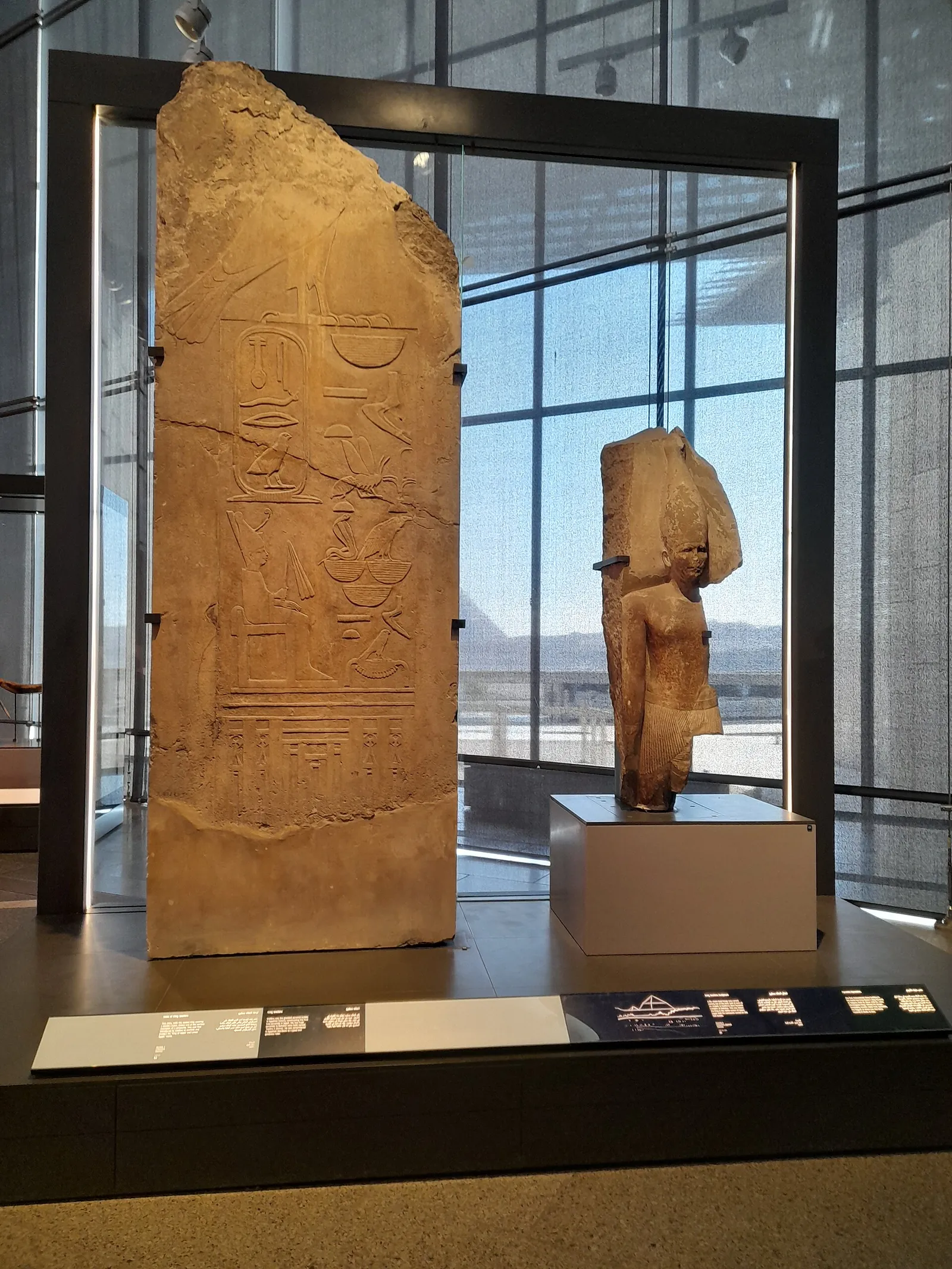 Interior of the Grand Egyptian Museum